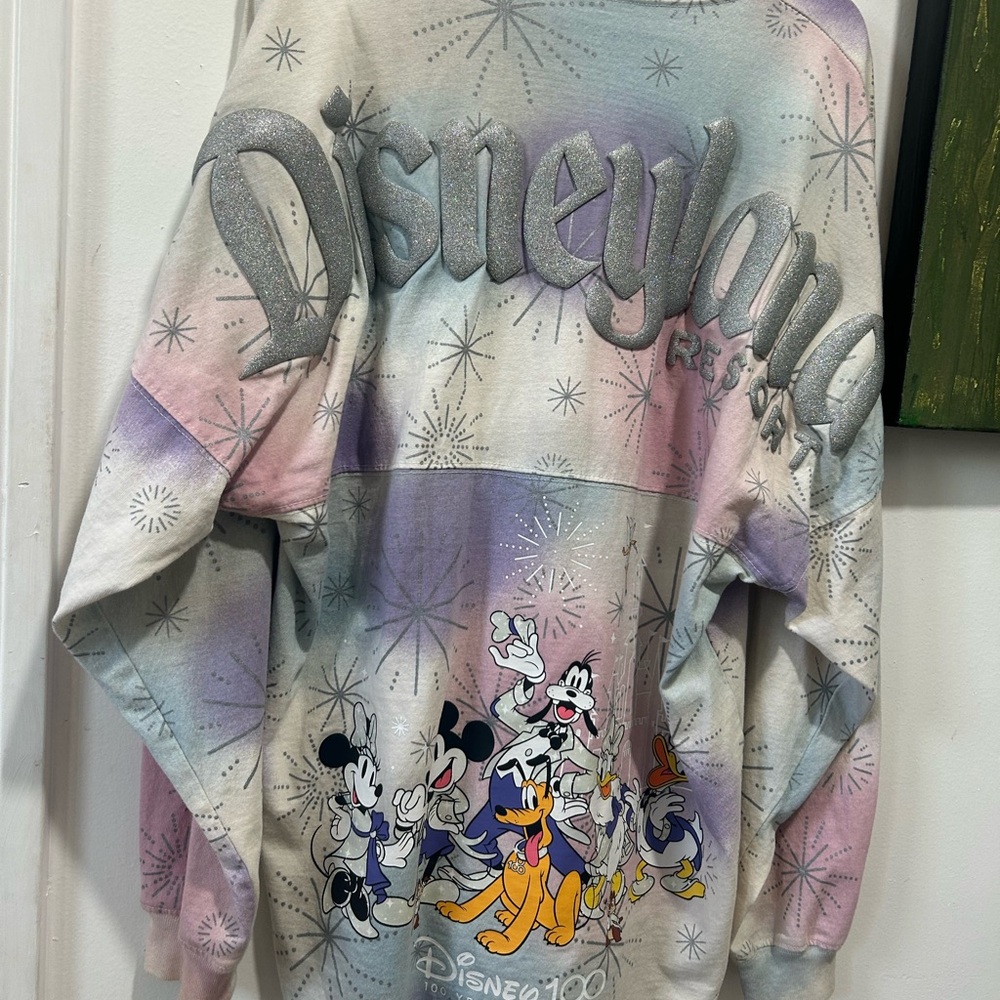 Disney Pastel spirit jersey with Glitter Logo
